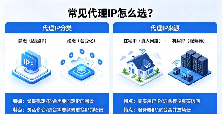 四种常见代理IP解释-怪兽网创俱乐部