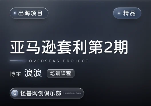 亚马逊套利培训第2期课程【完整课程】-怪兽网创俱乐部