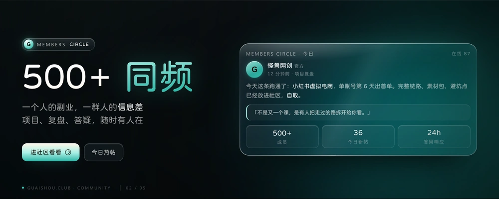 怪兽社区-怪兽网创俱乐部