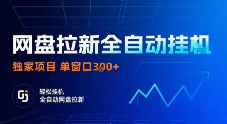 网盘拉新全自动挂G，独家项目，全自动运行完成拉新做任务，单窗口3张+【揭秘】-怪兽网创俱乐部