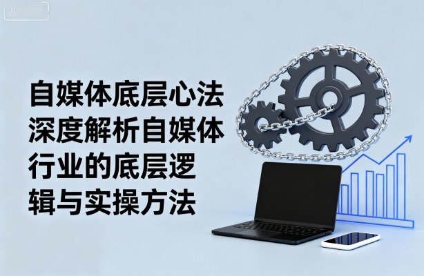 自媒体底层心法，深度解析自媒体行业的底层逻辑与实操方法-怪兽网创俱乐部
