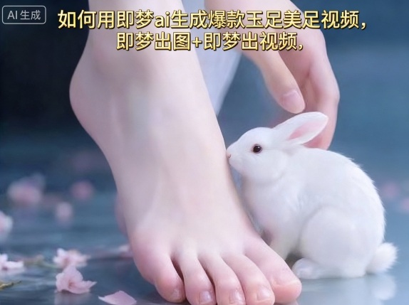 如何用即梦ai生成爆款玉足美足视频，即梦出图+即梦出视频，快速涨粉-怪兽网创俱乐部