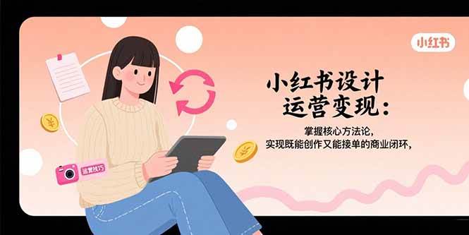 （15636期）小红书设计运营变现：掌握核心方法论，实现既能创作又能接单的商业闭环-怪兽网创俱乐部