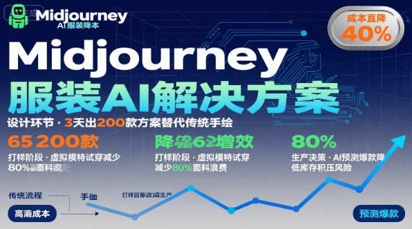 AI在服装领域的运用，使用midjourney做服装辅助企业降低成本-怪兽网创俱乐部