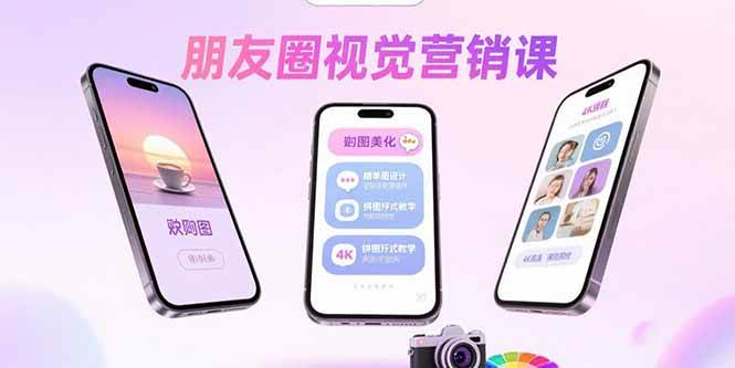 （15866期）朋友圈视觉营销课：问候图美化，晒单图设计，拼图玩法教学-怪兽网创俱乐部