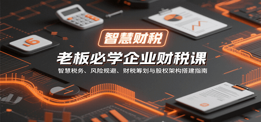 老板必学企业财税课：智慧税务、风险规避、财税筹划与股权架构搭建指南-怪兽网创俱乐部