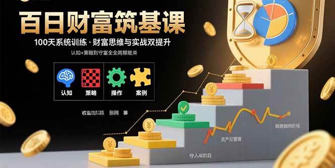 （15874期）百日财富筑基课：认知+策略+实操+案例拆解 实现从创富到守富全周期能力-怪兽网创俱乐部