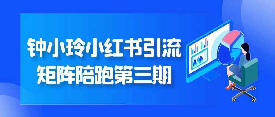 钟小玲小红书引流矩阵陪跑第三期-怪兽网创俱乐部